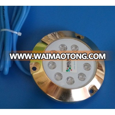 40W Underwater Boat Led Light 4500LM Bronze Case White